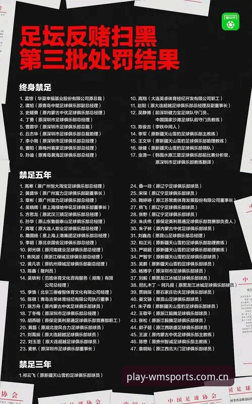 中国足球重磅罚单深度评测：第三批禁足名单全解析